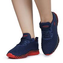Tênis Masculino Marinho Detalhe Vermelho Esportivo Casual