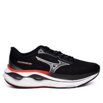 Tênis Masculino Mizuno Wave Creation 26 Mesh Preto/Vermelho