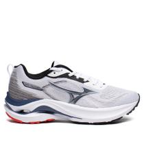 Tênis Masculino Mizuno Wave Vitality 7 Mesh Branco/Cinza
