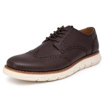 Tênis Masculino Nautica Wingtip Oxford Marrom - Tamanho 10,5