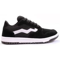 Tenis Masculino Nk Casual Preto Skatista Original Super Star Tenis Masculino Nk Casual Preto Skatista Original Super Star