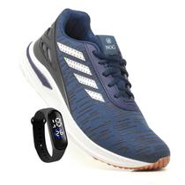 Tênis Masculino Para Academia Caminhada Esportivo Corrida Nog + Relógio Tênis Masculino Para Academia Caminhada Esportivo Corrida Nog + Relógio