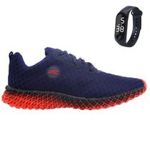 Tênis Masculino Para Academia Caminhada Sola Reta Com Relógio GT2 w Tênis Masculino Para Academia Caminhada Sola Reta Com Relógio GT2 w