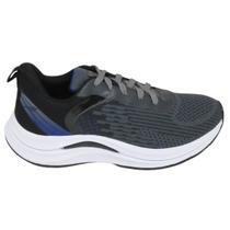 Tênis Masculino Para Treino Academia Caminhada Corrida Vorax 130GA23 Grafite/Preto Tênis Masculino Para Treino Academia Caminhada Corrida Vorax 130GA23 Grafite/Preto