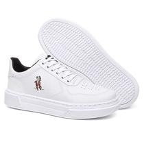 Tênis Masculino Plataforma Sapatênis Polo Flat Casual Estilo Tênis Masculino Plataforma Sapatênis Polo Flat Casual Estilo