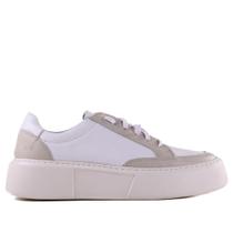 Tênis Masculino Plataforma Zariff 2821 Branco/Off White Tênis Masculino Plataforma Zariff 2821 Branco/Off White