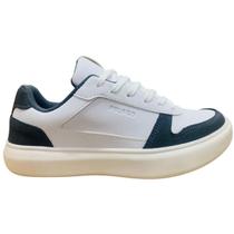 Tênis Masculino Polo-Go 407 Casual Skate Couro Resistente