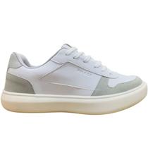 Tênis Masculino Polo-Go 407 Casual Skate Couro Resistente