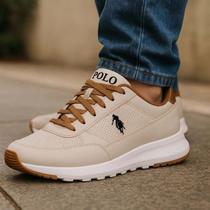 Tenis masculino Polo Open Sapato Leve Macio Casual Dia a Dia