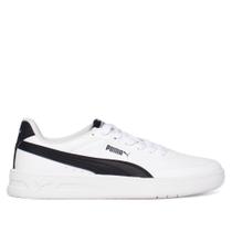 Tênis Masculino Puma Court Classic Branco/Preto Tênis Masculino Puma Court Classic Branco/Preto
