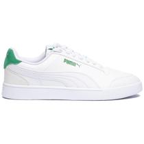 Tênis Masculino Puma Shuffle Casual Branco/Verde Tênis Masculino Puma Shuffle Casual Branco/Verde
