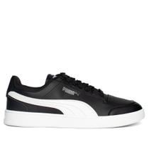 Tênis Masculino Puma Shuffle Microfuros Preto/Branco