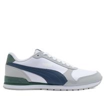 Tênis Masculino Puma ST Runner V2 Cinza/verde