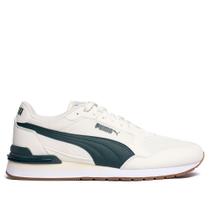 Tênis Masculino Puma ST Runner V4 Mesh Off White/Verde