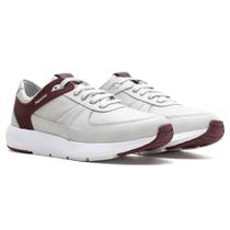 Tênis Masculino Ranster Sneaker Max em Couro Legítimo Tamanho:39Cor:Bordô
