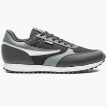 Tênis Masculino Renno Classic Preto Grafite Fila F01L00258-497 Tênis Masculino Renno Classic Preto Grafite Fila F01L00258-497