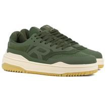 Tênis Masculino Reserva Go R-Broox Sneaker Casual Couro Original 755140002 Cor:Verde MilitarTamanho:38