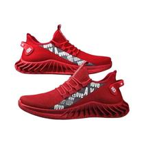 Tênis Masculino Respirável Em Malha Para Corrida, Solado Macio, Casual, Esportivo, Tendência