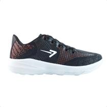 Tênis Masculino Running Box 200 Preto E Vermelho