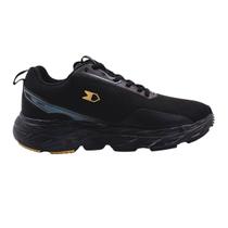 Tênis Masculino Sandrini Academia Preto Drifit Caminhada