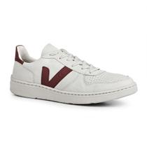 Tenis Masculino Sandro Moscoloni Em Couro Volker Off White/Red