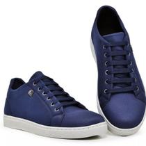 Tênis Masculino Sapatenis Casual Confortável Esporte Fino Azul - Vkstore99 Tênis Masculino Sapatenis Casual Confortável Esporte Fino Azul - Vkstore99