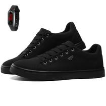 Tenis Masculino Sapatenis Casual Confortavel Macio Sapato Com Relogio Digital