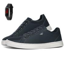 Tenis Masculino Sapatenis Casual Confortavel Macio Sapato Com Relogio Digital
