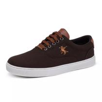 Tênis masculino sapatenis casual de lona estiloso confortável