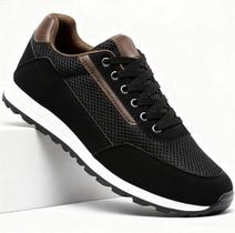 Tênis Masculino Sapatênis Casual Jogging Com Cadarço Confortável - Mk-Store