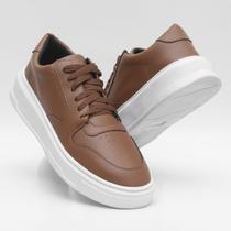 Tênis Masculino Sapatênis material ecológico Confortável Minimalista Estiloso Homem Moderno Sola Alta Tênis Masculino Sapatênis material ecológico Confortável Minimalista Estiloso Homem Moderno Sola Alta