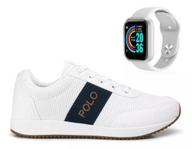 Tênis Masculino Sapatênis Polo Dia A Dia Relógio Inteligente Smartwatch Tênis Masculino Sapatênis Polo Dia A Dia Relógio Inteligente Smartwatch