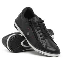 Tênis Masculino Sapatênis Sapato Couro Confort Casual Urbano Moderno Clássico