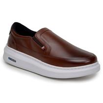 Tênis Masculino Sapato Em Couro Slip On Iate Leve Macio Tênis Masculino Sapato Em Couro Slip On Iate Leve Macio