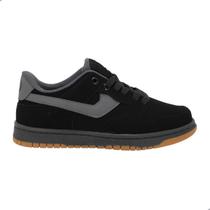 Tênis Masculino Skate Redikal Rkt Preto Nobuck Urbano