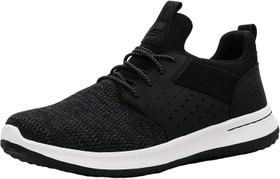 Tênis Masculino Skechers Classic Fit Delson-Camben Preto/Branco com Espuma de Memória Tênis Masculino Skechers Classic Fit Delson-Camben Preto/Branco com Espuma de Memória