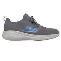Tênis masculino skechers go run fast monogram preto corrida