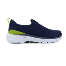 Tênis Masculino Skechers Go Walk 6 Azul Marinho - 21626