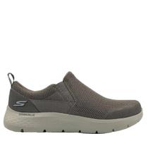 Tênis Masculino Skechers Slip On Go Walk Flex 894343br Caqui Tênis Masculino Skechers Slip On Go Walk Flex 894343br Caqui
