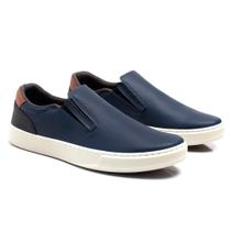 Tênis Masculino Slip On Cadarço Cano Curto Conforto Moderno