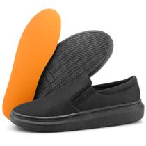 Tênis Masculino Slip On Casual Iate Confortável Sola Alta Linha Premium