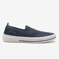 Tênis Masculino Slip On Clay Knit Azul