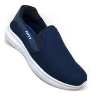 Tênis Masculino Slip On Confortável Casual Academia Corrida Treino Macio Leve Sem Cadarço