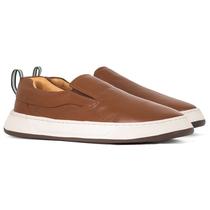 Tênis Masculino Slip On Reserva RSV Go Asher Slip Leather Couro Confortável