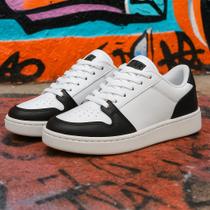 Tenis Masculino Social Sneaker em Couro Cano Baixo Estilo Urbano Super Macio