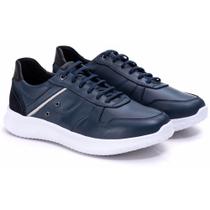 Tênis Masculino Ultra Leve Azul Comfort 3023-AZUL -44
