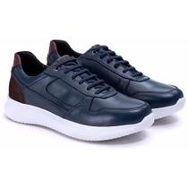 Tênis Masculino Ultra Leve Azul Comfort 3024-AZUL -44