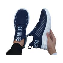 Tênis Masculino Ultraleve Respirável De Malha Para Corrida, Secagem Rápida, Design Vazado, Calçado