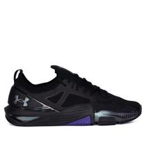 Tênis Masculino Under Armour Tribase Cross 2 Preto/Roxo Tênis Masculino Under Armour Tribase Cross 2 Preto/Roxo