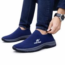Tênis Masculino Urbano Slip On Leve Confortável Trabalho Caminhada Antiderrapante